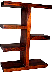 2 Hole Cube Wooden Display Shelving Unit
